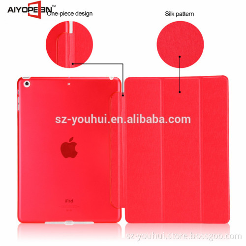 High Quality Silk pattern flip leather case for iPad mini 1/2/3 folder 3 Tablet case